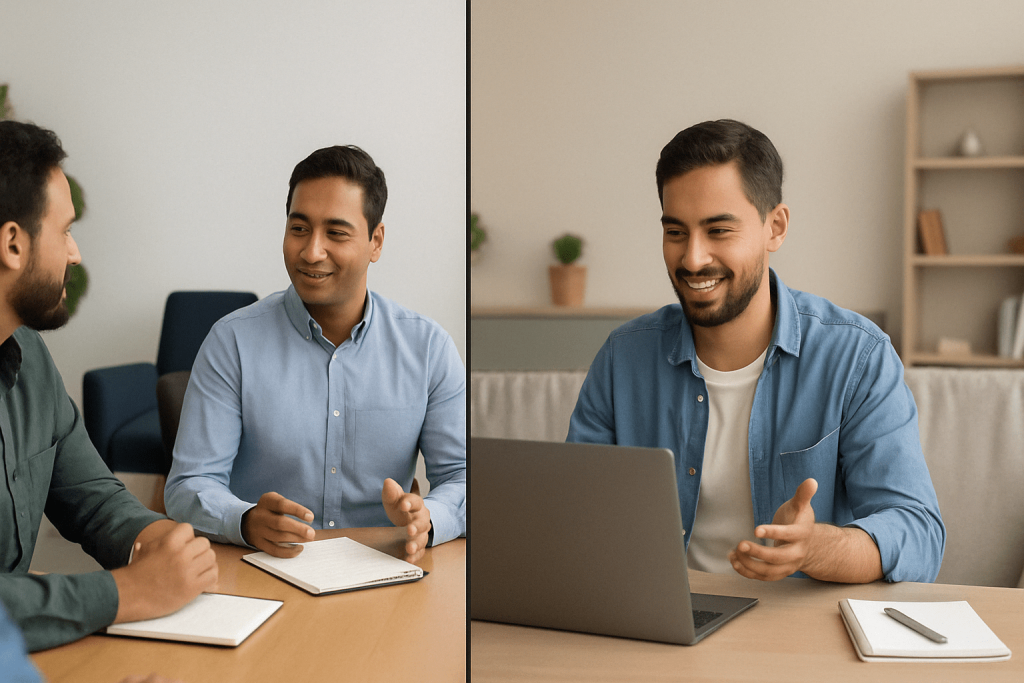 جلسات آنلاین یا حضوری؟ بررسی تفاوت‌ها و مزایا