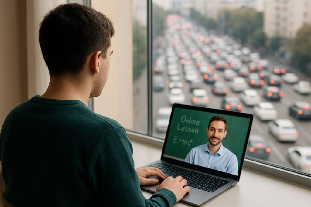 تأثیر بسترهای ارتباط آنلاین بر کاهش هزینه‌های رفت‌وآمد، ترافیک و آلودگی هوا